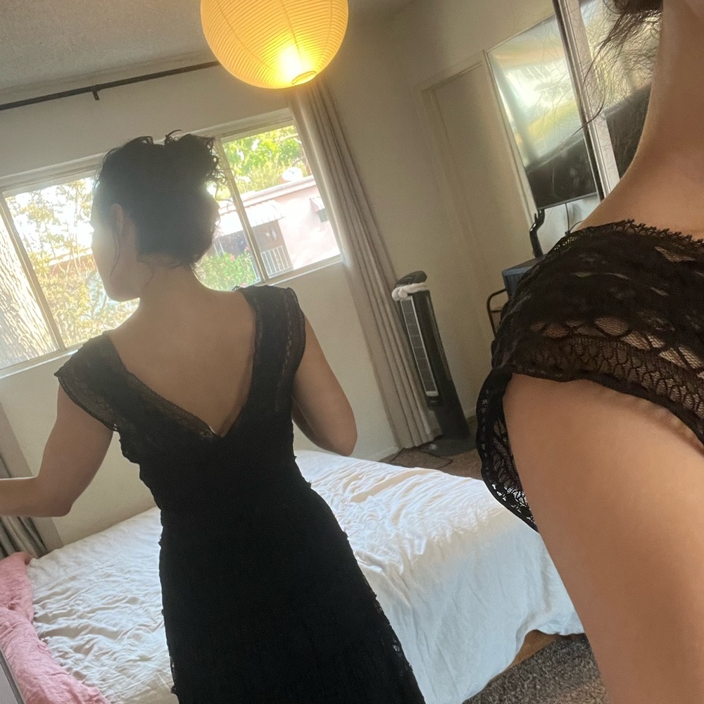 Studio M black lace dress - Picture 7 of 9
